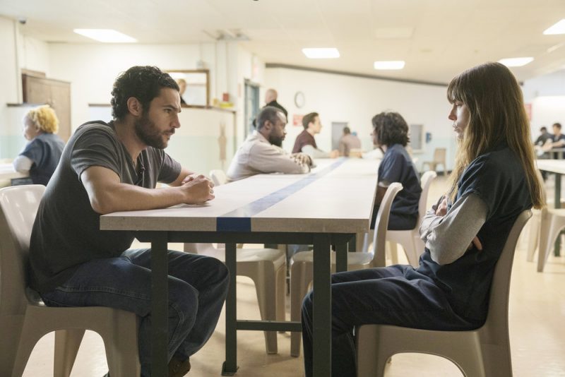 The Sinner - Part II - Mason and Cora sharing quality time in jail.