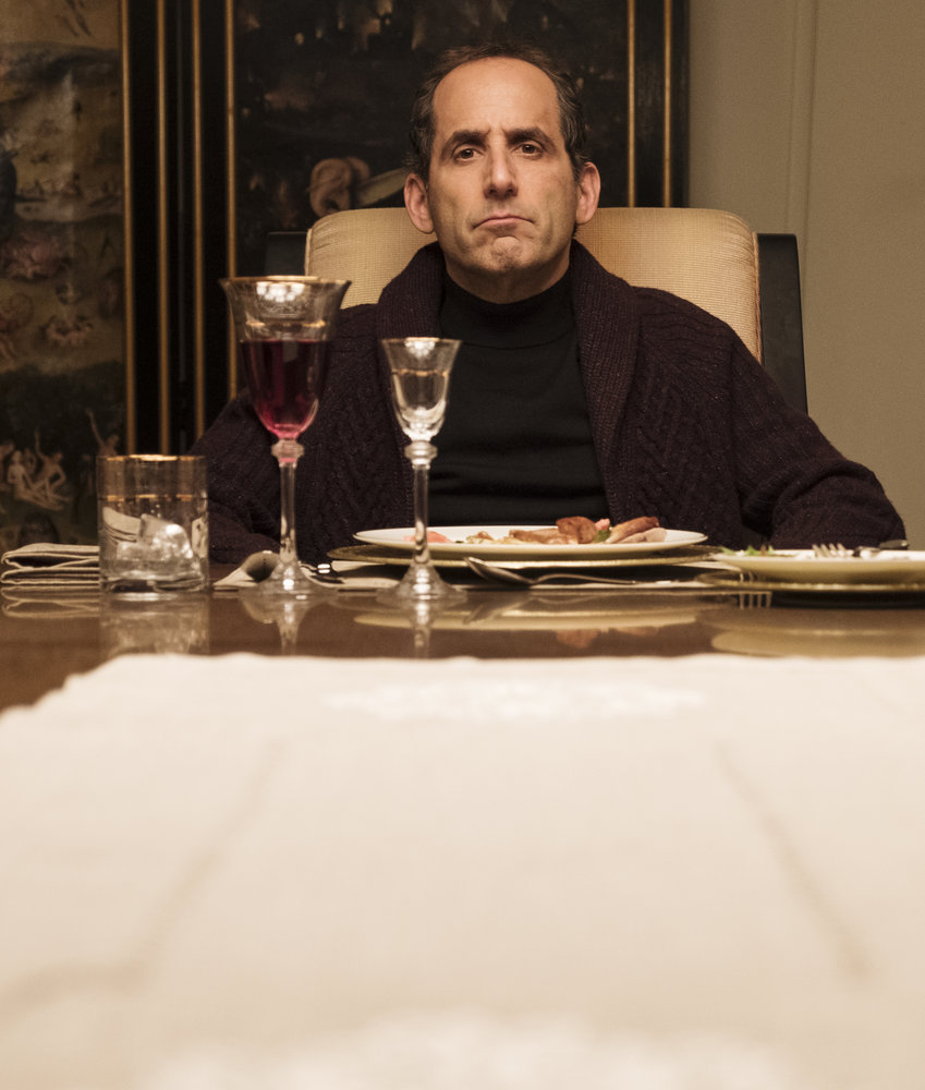 COLONY -- "The Emerald City" Episode 306 -- Pictured: Peter Jacobson as Proxy Alan Snyder -- (Photo by: Eric Milner/USA Network)