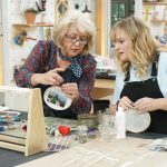MAKING IT -- "You Crafty" Episode 101 -- Pictured: (l-r) Jemma, Amy Poehler -- (Photo by: Paul Drinkwater/NBC)