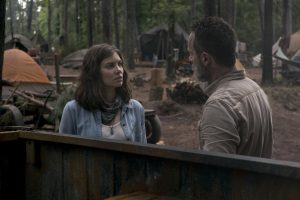 Andrew Lincoln as Rick Grimes, Lauren Cohan as Maggie Rhee - The Walking Dead _ Season 9, Episode 3 - Photo Credit: Gene Page/AMC