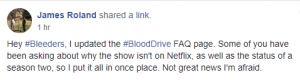 Blood Drive update