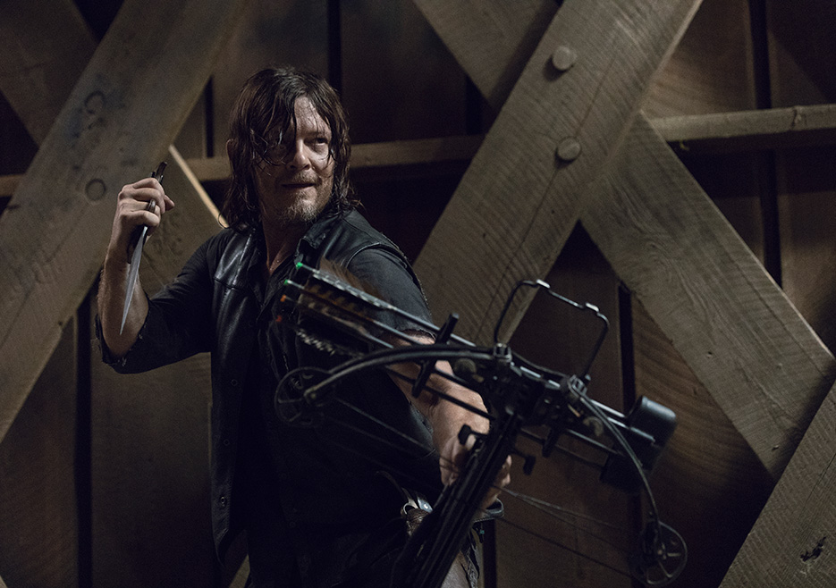 Daryl Dixon (Norman Reedus) in The Walking Dead photo credit: Jackson Lee Davis (AMC)