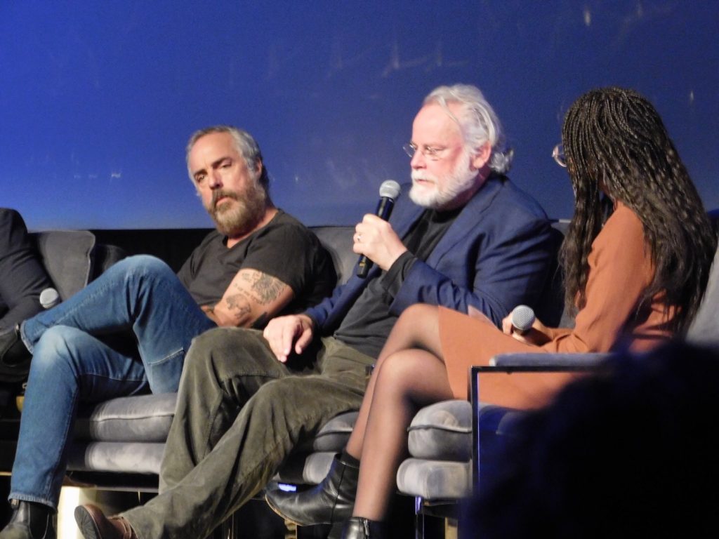 Titus Welliver and Michael Connelly as SCAD aTVfest 2019 photo credit: Tracey Phillipps