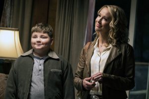 PERFECT HARMONY -- "No Time For Losers" Episode 102 -- Pictured: (l-r) Spencer Allport as Cash, Anna Camp as Ginny -- (Photo by: Justin Lubin/NBC)