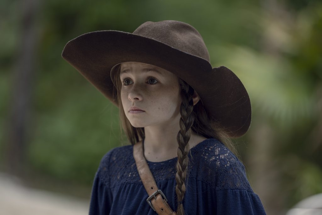 Cailey Fleming as Judith Grimes - The Walking Dead _ Season 10, Episode 8 - Photo Credit: Gene Page/AMC