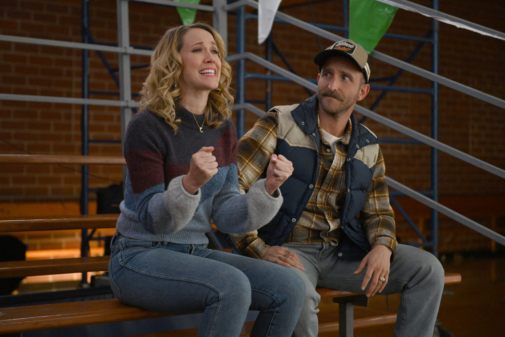 PERFECT HARMONY -- "Know When to Walk Away" Episode 111 -- Pictured: (l-r) Anna Camp as Ginny, Will Greenberg as Wayne -- (Photo by: Mitchell Haddad/NBC)
