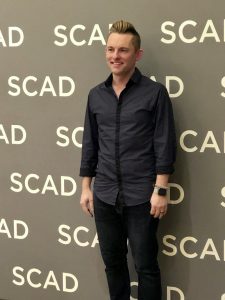 SCAD alumnus Dustin Berry at SCAD aTVfest 2020, photo credit: Tracey Phillipps/So Many Shows