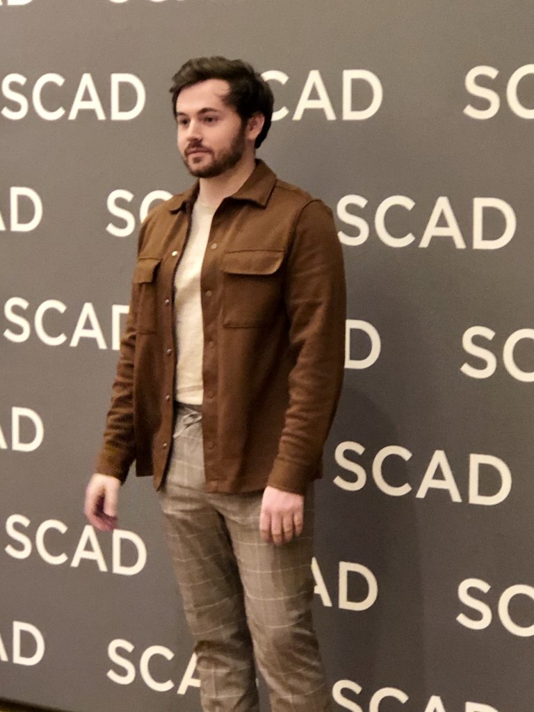 SCAD alumnus Caleb Holland at SCAD aTVfest 2020, photo credit: Tracey Phillipps/So Many Shows