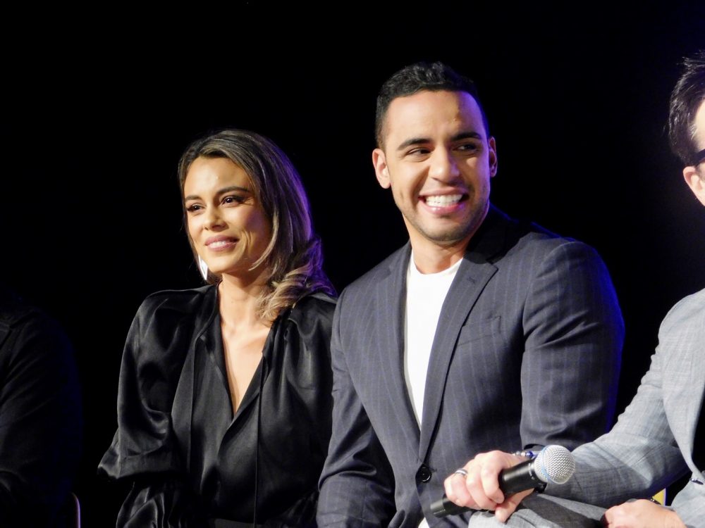 Actors Nathalie Kelley and Victor Rasuk at SCAD aTVfest. photo credit: Tracey Phillipps/So Many Shows