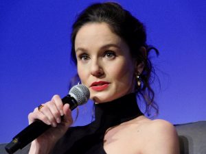 Actor Sarah Wayne Callies on the Council of Dads panel at SCAD aTVfest 2020. photo credit: Tracey Phillipps/So Many Shows