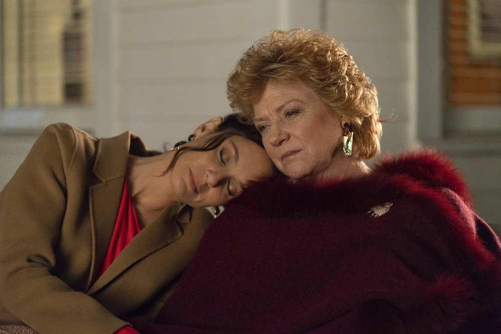COUNCIL OF DADS -- "Tradition" Episode 105 -- Pictured: (l-r) Sarah Wayne Callies as Robin Perry, Becky Ann Baker as Patricia -- (Photo by: Seth F. Johnson/NBC)