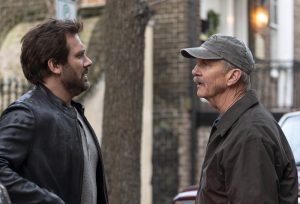 COUNCIL OF DADS -- "Dear Dad" Episode 108 -- Pictured: (l-r) Clive Standen as Anthony Lavelle, Michael O'Neill as Larry Mills -- (Photo by: Seth F. Johnson/NBC)