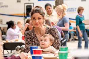COUNCIL OF DADS -- "Fight Or Flight" Episode 110 -- Pictured: (l-r) Sarah Wayne Callies as Robin Perry, Baby Hope -- (Photo by: Seth F. Johnson/NBC)