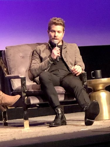 Actor Matt Czuchry responding to a question at SCAD aTVfest 2020 panel. photo credit: Tracey Phillipps/So Many Shows